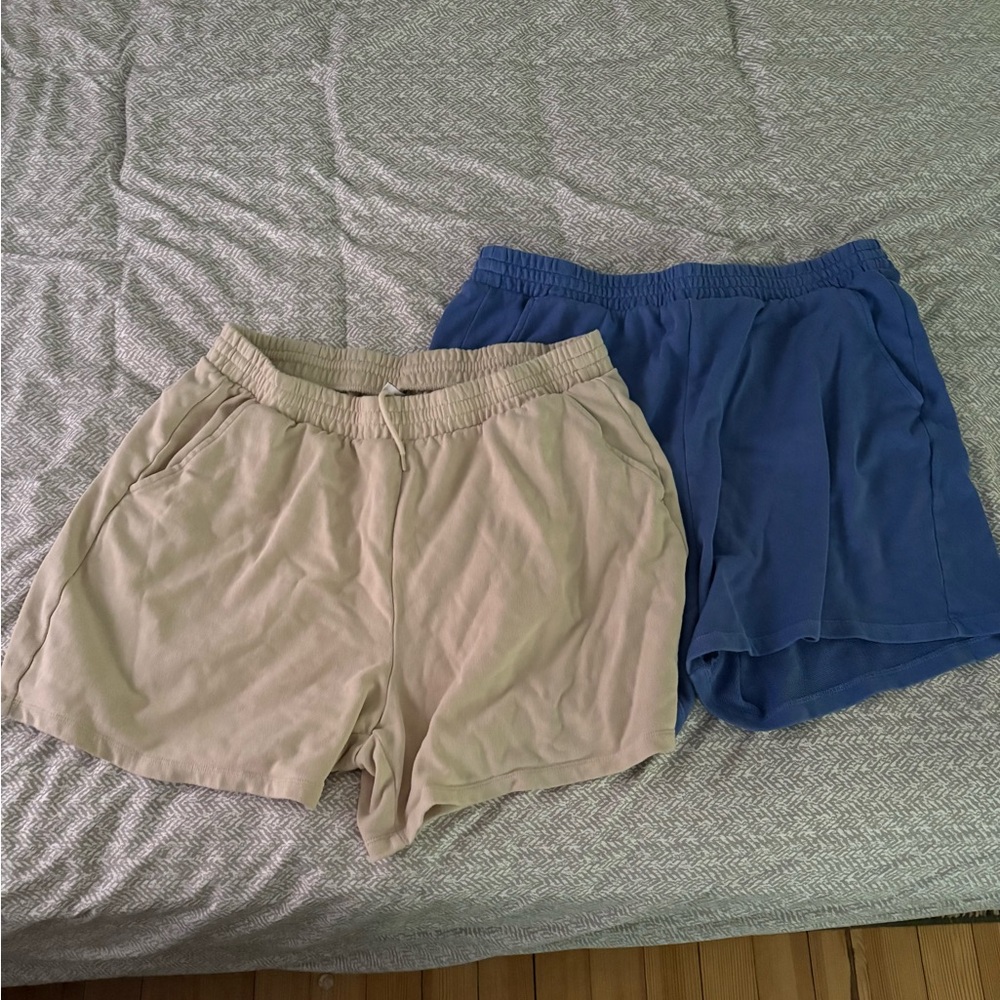 Old Navy extra high waisted so comfy 5” shorts - 2 pair! XL